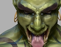 Learning Zbrush - The Screaming Ogre