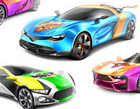 Toy cars modeling/rendering