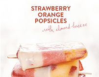 FOOD: Strawberry Orange Popsicles
