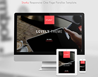 STARKY. Responsive One Page Parallax