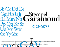 Type Specimen - Stempel Garamond