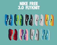 Nike Flyknit Illustrations