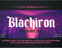Blackiron - Blackletter Font
