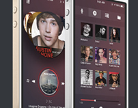 Music Player IOS 7 Free PSD Download Link