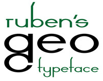 Ruben's Geo Typeface