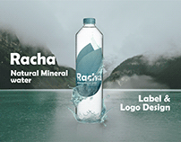 Racha Water - Label & Logo Design