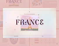 Simple France Romance - free Google Slides Presentation