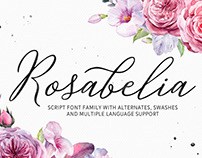 Free Font - Rosabelia - Script & Sans Serif