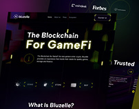 Blockchain Gamefi Landing Page Redesign