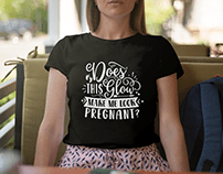Pregnancy T-Shirts Design Bundle