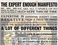 The Expert Enough Manifesto Poster