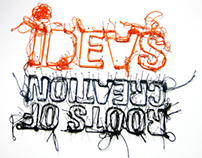 2010 /Lettering using color thread