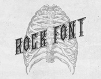 ROCK FONT (free vector)