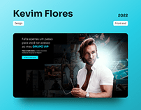 Página de captura - Landing Page - Kevim Flores