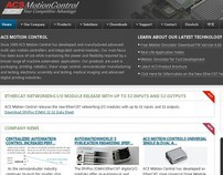 ACS Motion Control Company Website