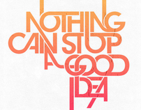 Thinking Around - Typographyc posters