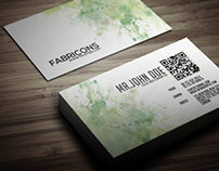 Watercolor Corporate Business Card