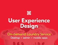 UX design for a laundry service platform