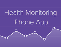 Heath Monitoring app (iPhone)