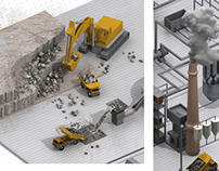 Cement production process_Proceso producción de cemento