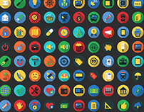 1,600 Flat Icons - Colorful Icons Set (Web) | FlatIcon