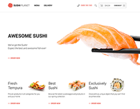 Sushi Planet Web Design / Australia