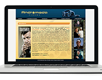 "Andromeda Cinema" Web Design