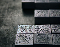 Casting Metal Type - Cloister Initials