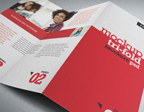  NT Photorealistic Mockup Trifold Brochure Z Style 