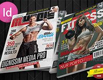 Muscle Fitness Magazine + 2 Covers