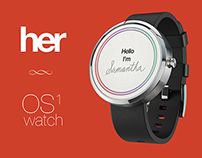 HER OS1 iWatch concept