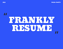 Frankly resume