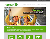 Ralison Int. Website and Logo