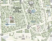 Retiro Park map