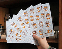 Стикеры Кофеёчек | Coffee Dude stickers