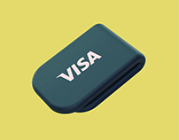 Visa Clip-on Credit Card