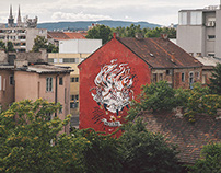 Nike mural Zagreb