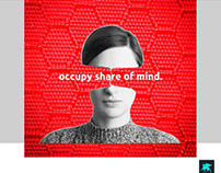 Occupy Share of Mind - Social Media Design
