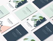 OLIVE business card template