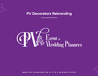 PV Event & Wedding Planners - Rebranding