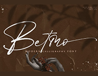 FREE | Betmo Modern Calligraphy Font