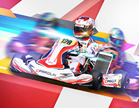 IAME Karting The Heart of Kart RACE poster design