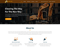 Website Home Page Design for builders