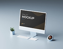 iMac 24" Mockup
