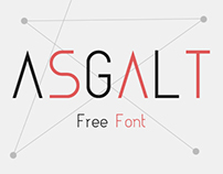 Typography: Asgalt Free Font
