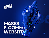 Masks E-commerce Website and App Design