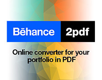 Behance2pdf — converter your Behance porfolio