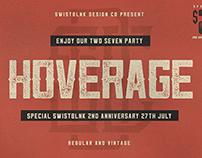 Hoverage Typeface