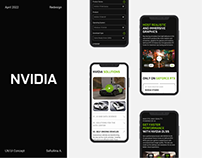 NVIDIA — Corporate website redesign