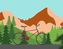 Motion Graphics After Effects Bicycle Animation Task